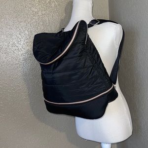 Stella & Dot Black Quilted Crush It Backpack